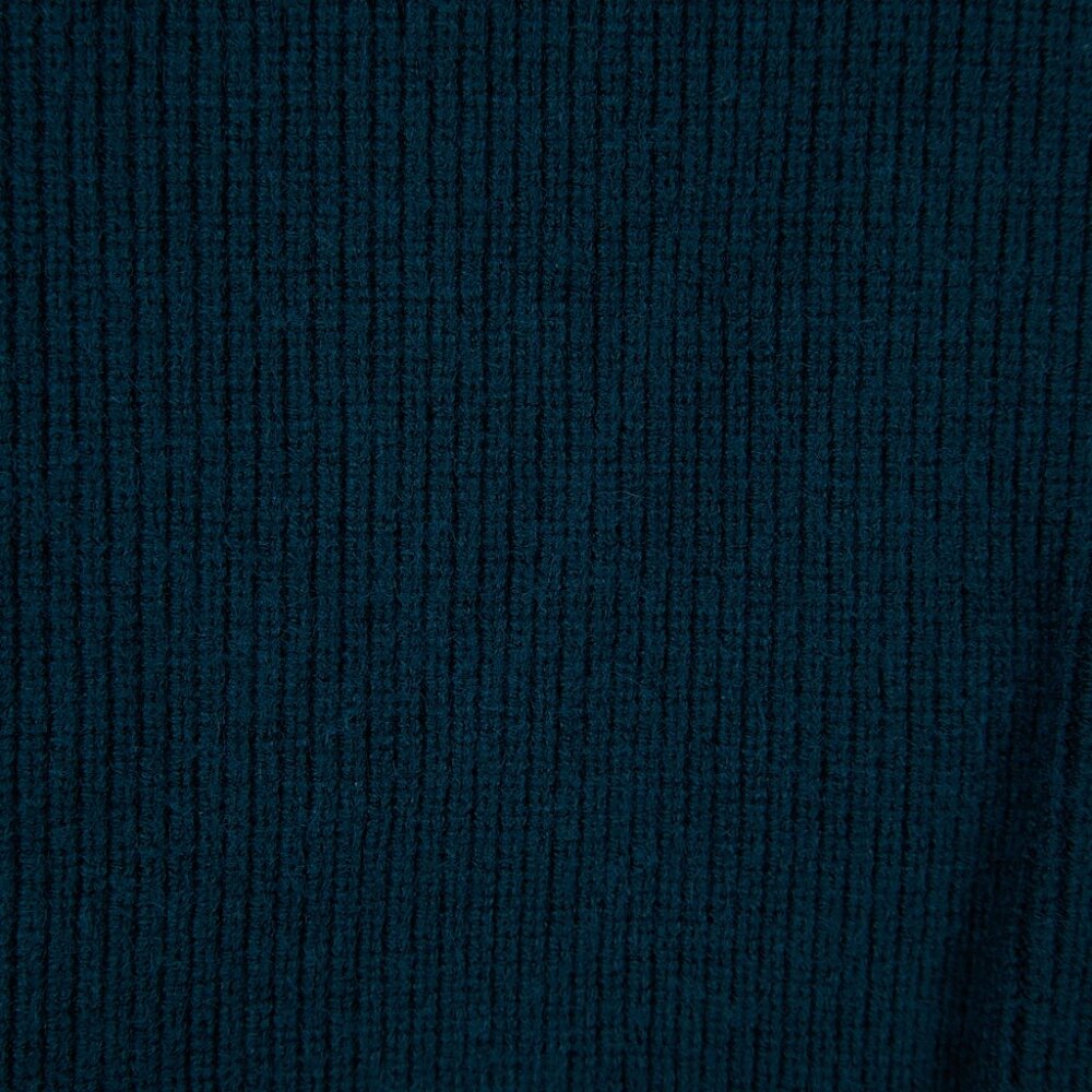 Free People Softly Structured Tunic Sweater Solid Deep Jade Blue No Size Tag - Picture 5 of 7